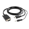 CABLE HDMI-VGA +3.5MM/3M A-HDMI-VGA-03-10 GEMBIRD