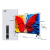 TCL S59K 32S59K TV 81.3 cm (32") Full HD Smart TV Wi-Fi Metallic