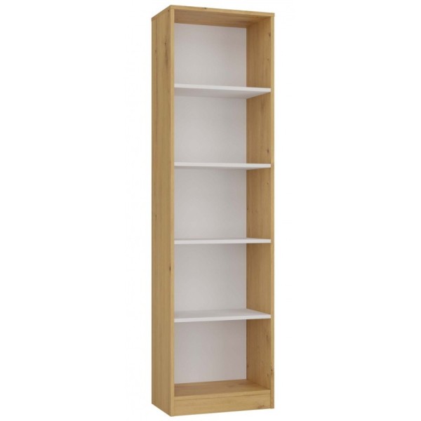50 CM BOOKCASE ARTISAN/WHITE