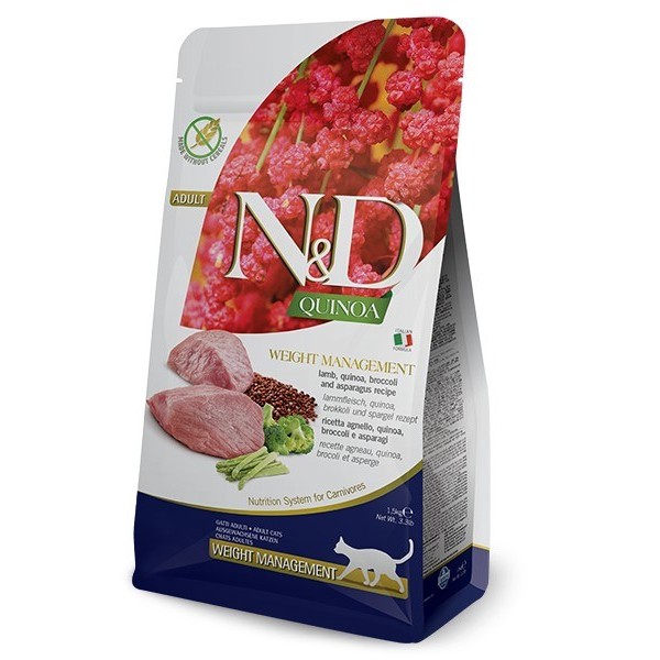 FARMINA N&D Quinoa Weight Management Lamb&Broccoli ...