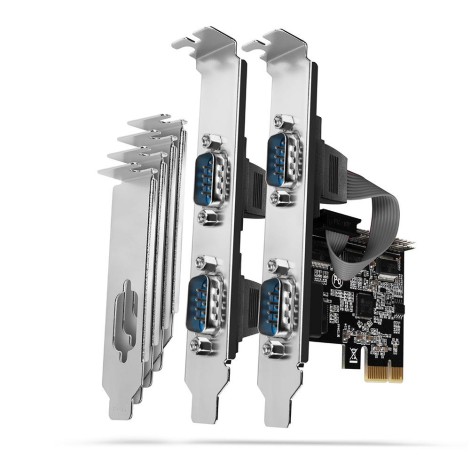 NET CARD PCIE 250KBPS 4PORT/SP&LP PCEA-S4N AXAGON