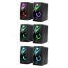 PC Speakers 2.0 DEFENDER J4 2.0 6W LED USB black