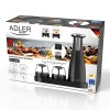 Adler | Electric Salt and pepper grinder | AD 4449b | Grinder | 7 W | Housing material ABS plastic | Lithium | Mills with ceramic querns; Charging light; Auto power off after: 3 minutes; Fully charged for 120 minutes of continuous use; Charging time: 2.5 