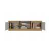MALWA 120 TV cabinet, artisan oak/cashmere