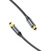 Kabel audio optyczny Vention w oplocie z aluminiowym złączem 10m czarny