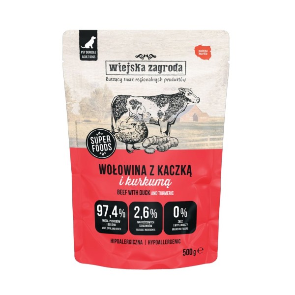 WIEJSKA ZAGRODA Beef with duck - ...