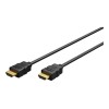 Goobay 60627 High Speed HDMI Cable with Ethernet, 4K/60Hz, Black | HDMI | 15 m