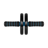 REBEL ACTIVE Double wheel, roller for abdominal exercises AB Wheel