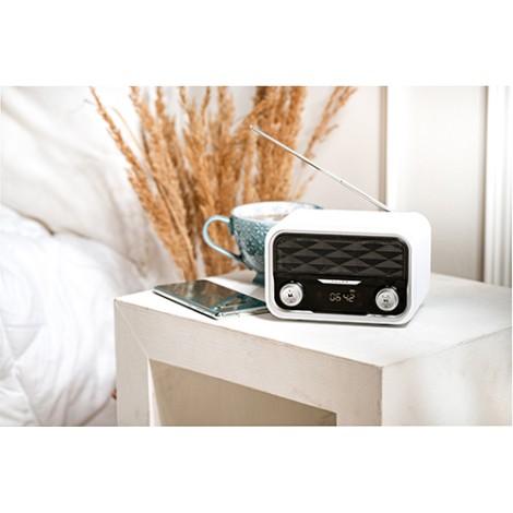 Adler | Bluetooth Radio | AD 1185 | AUX in | White