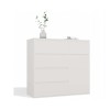 MALWA 1D5S WHITE CHEST OF DRAWERS
