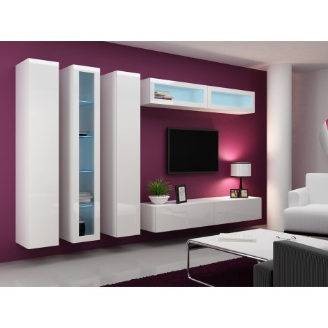 Cama Glass-case VIGO '180' 180/40/30 white/white gloss