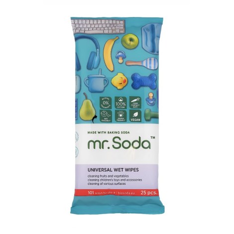 SODA mr. Soda Wet Wipes Universal 25 pcs | Soda