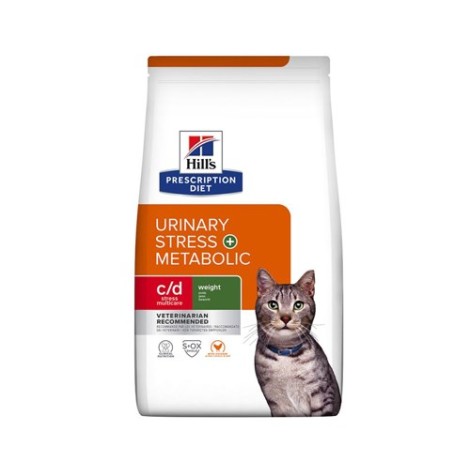 HILL'S Feline c/d Urinary Stress + Metabolic - Dry Cat Food - 3 kg