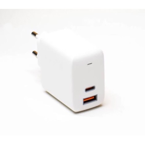 AUKEY PA-B3 GaN Omnia Mix Wall Charger 65W 2xUSB (1xUSB-C & 1xUSB-A) White