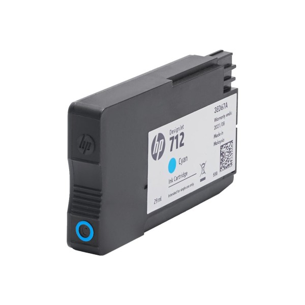 HP 712 3-Pack 29-ml Cyan DesignJet ...