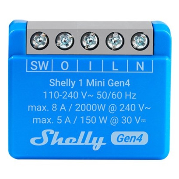 SHELLY 1 Mini Gen4 Smart switch ...