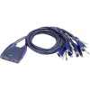 Aten 4-Port USB VGA/Audio Cable KVM Switch | Aten | 4-Port USB VGA/Audio Cable KVM Switch (0.9m, 1.2m)