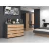 Topeshop M8 140 ANT/ART KPL chest of drawers
