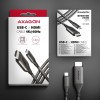 AXAGON | Active converter | USB-C to HDMI | 1.8 m