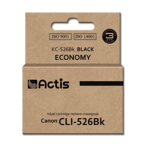 Actis KC-526Bk Ink Cartridge (replacement for Canon CLI-526BK; Standard; 10 ml; black)