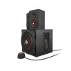 GENESIS Helium 610BT Computer Speakers, Wired, Bluetooth, Black | Genesis | Helium 610BT | Bluetooth | Red/Black | Computer Speakers