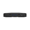 Chuwi CH-HEROBOX Intel® N N100 8 GB DDR5-SDRAM 256 GB SSD Windows 11 Home Mini PC Black