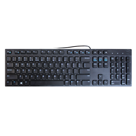 Dell | KB216 | Black | Multimedia | Wired | US | Black | Lithuanian | Numeric keypad