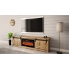 RTV GRANERO + fireplace cabinet 200x56.7x35 oak wotan