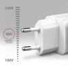 AXAGON ACU-PD30W Sil Wall charger 30W, 1x port USB-C, PD3.0/PPS/QC4+/SFC/AFC/Apple, white