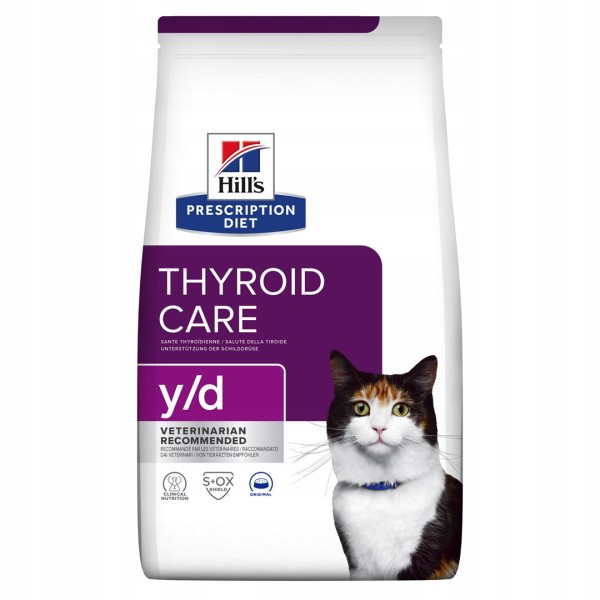 HILL'S PRESCRIPTION DIET Feline y/d Dry ...