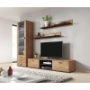 Cama set of two shelves 125cm SOHO lefkas oak/black