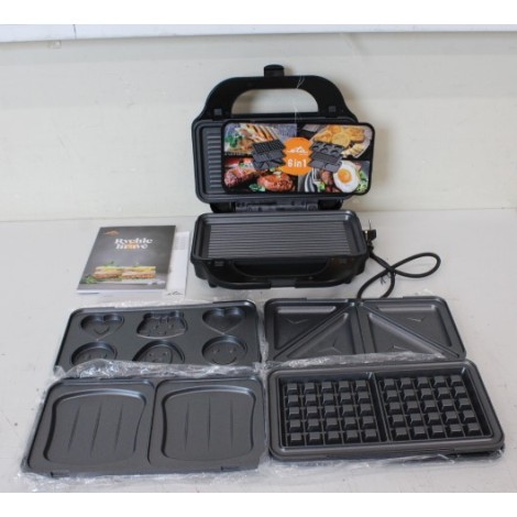 SALE OUT. ETA Sandwich Maker Sorento Plus ETA515190000 ETA 900 W Number of plates 6 Number of pastry 2 Black DAMAGED PACKAGING | ETA | Sandwich Maker | Sorento Plus ETA515190000 | 900 W | Number of plates 6 | Number of pastry 2 | Black | UNPACKED, WITHOUT
