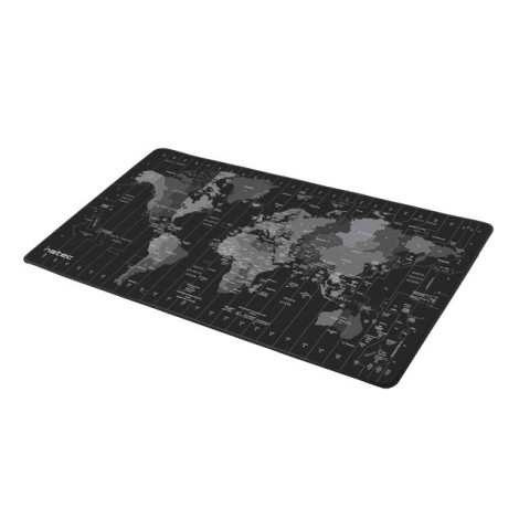 Natec Mouse Pad, Time Zone Map, Maxi, 800x400 mm | Natec | Mouse Pad Maxi | Time Zone Map