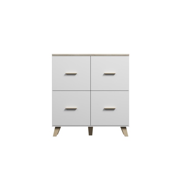 Cama sideboard LOTTA 110 4D white ...