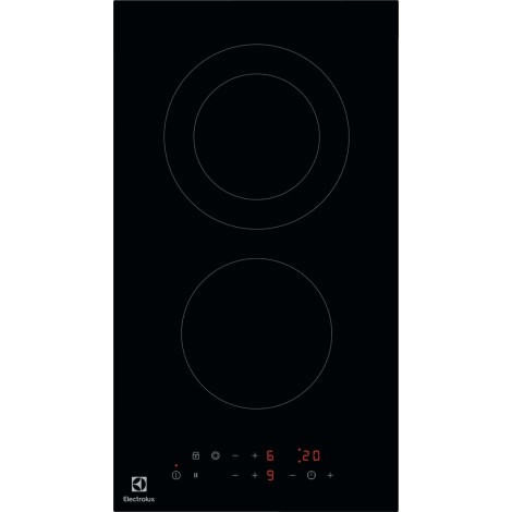 Electrolux LHR3233CK hob Black Built-in Ceramic 2 zone(s)