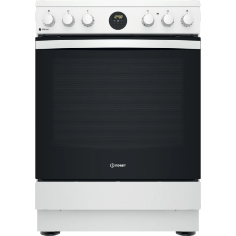 INDESIT | Cooker | IS67V8CHW/E | Hob type Vitroceramic | Oven type Electric | White | Width 60 cm | Grilling | Depth 60 cm | 69 L