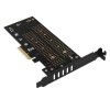 SSD ACC ADAPTER NVME/SATA/M.2/PCIE SP&LP PCEM2-DC AXAGON