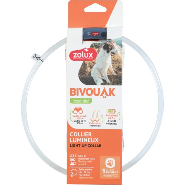 ZOLUX Bivouak LED Silicone transparent blue ...