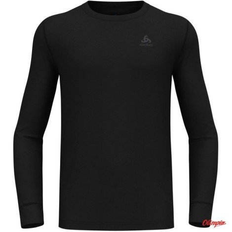 Koszulka męska Odlo BL TOP crew neck l/s MERINO 200 roz. M Czarna