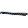 Intellinet Vertical Rackmount 12-Way Power Strip - German Type, With Single Air Switch, No Surge Protection