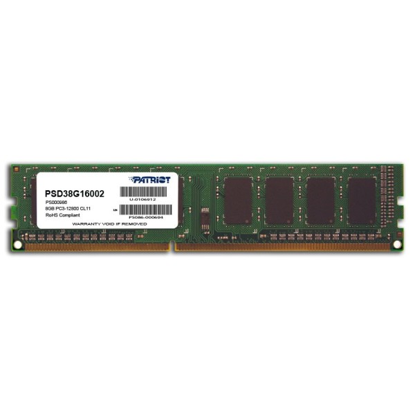 Patriot Memory DDR3 8GB PC3-12800 (1600MHz) ...