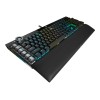 Corsair | Mechanical Gaming Keyboard | K100 RGB Optical | Wired | Mechanical Gaming Keyboard | US | Black/Red