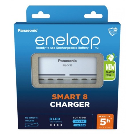 Panasonic | Battery Charger | ENELOOP BQ-CC63E | AA/AAA