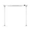 Desk frame | 71.5 - 121.5 cm | Maximum load weight 70 kg | White