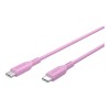 Goobay USB-C Silicone Cable, 1.5 m, Pink | Goobay