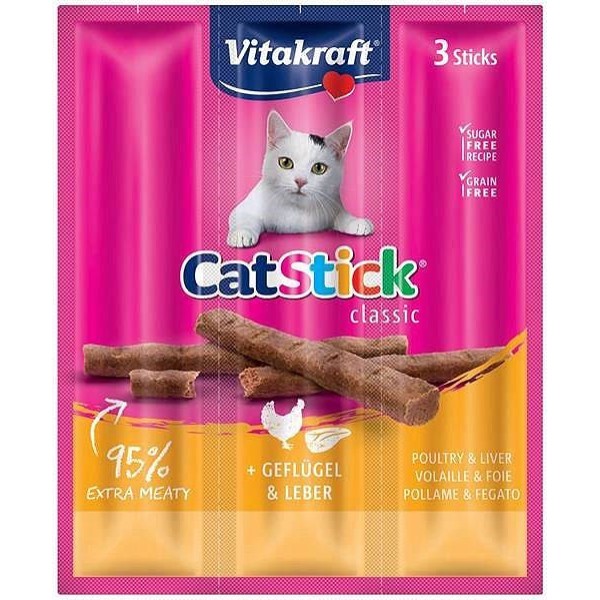 VITAKRAFT CatStick Mini with poultry and ...