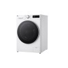 LG | Washing machine with dryer | F4DR510S0W | Energy efficiency class A-10%/D | Front loading | Washing capacity 10 kg | 1400 RPM | Depth 57 cm | Width 60 cm | Display | LED | Drying system | Drying capacity 6 kg | Steam function | Direct drive | White