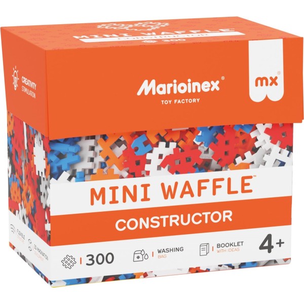 MARIOINEX Klocki Mini Waffle Konstruktor, 300 ...