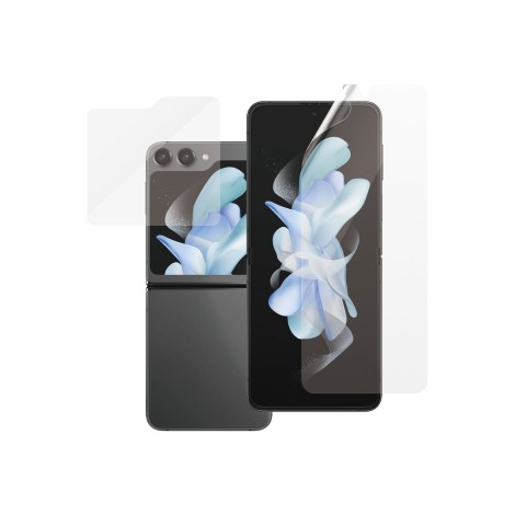 PanzerGlass | Screen protector | Samsung | Z flip5 CF AB | Thermoplastic polyurethane (TPU); Tempered glass; Polyethylene terephthalate (PET) | Transparent