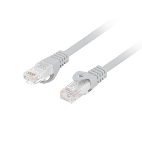 Lanberg Patchcord Cat.6 UTP LSZH CU Fluke Passed, Grey | PCU6-10CU-0500-S | 5 m
